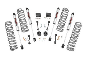 Jeep Wrangler Suspension Lift Kit - Front + Rear - Rough Country - V2 with Linear Coil Rate Springs - '18-'23